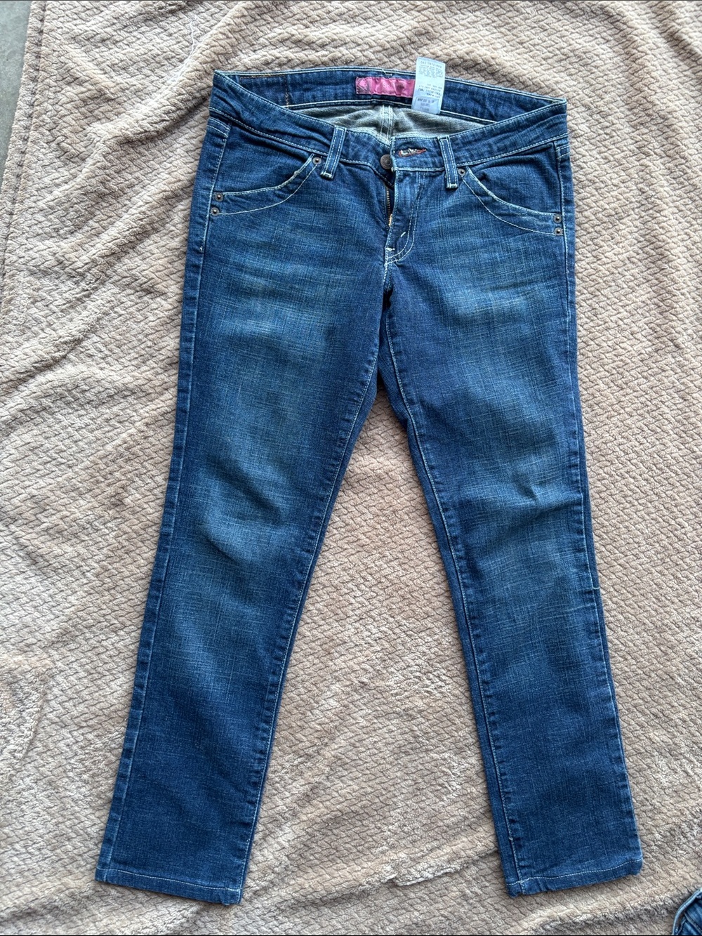 Signature by Levi Strauss Women's Dark Blue Skinny Jeans